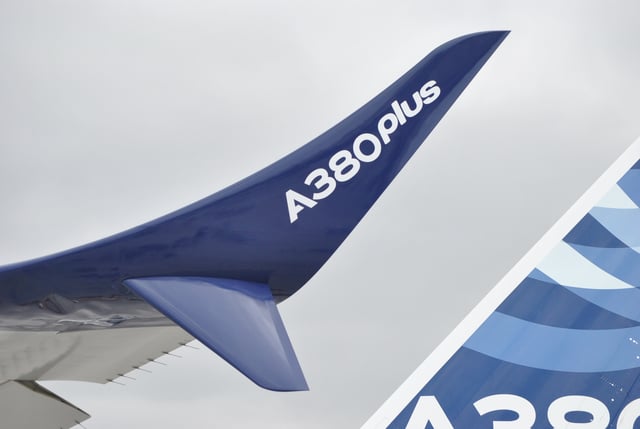 The A380plus winglet mockup