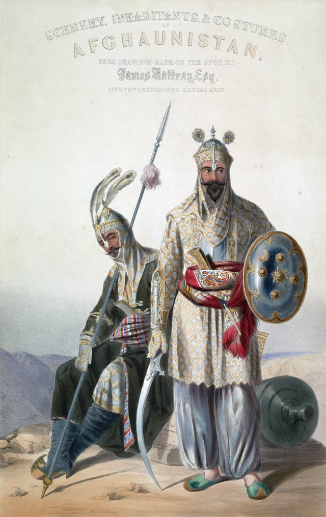두라니 왕조 의 병사들.