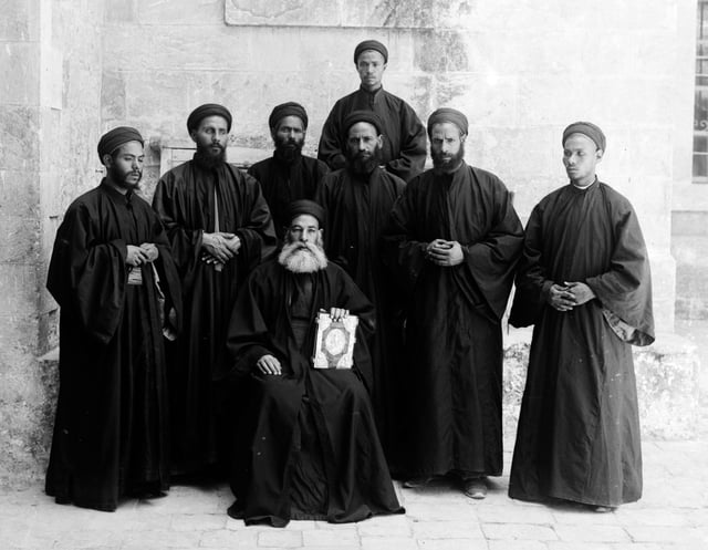 Coptic monks, between 1898 and 1914