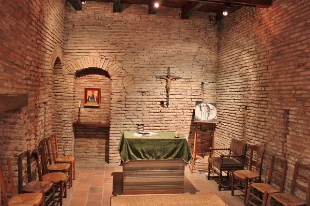 Saint Dominic's room at Maison Seilhan, in Toulouse, is considered the place where the Order was born.