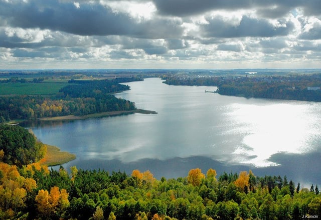 The Masurian Lake District, located in the Masuria region of Poland, contains more than 2,000 lakes.
