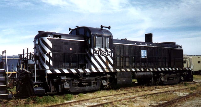 A museum restoration of Kennecott Copper Corporation #103 (an Alco model RS-2) now bears the #2098 and the ATSF Zebra Stripe paint scheme
