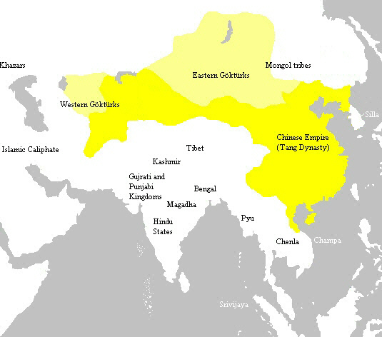 Tang Dynasty in 669 AD