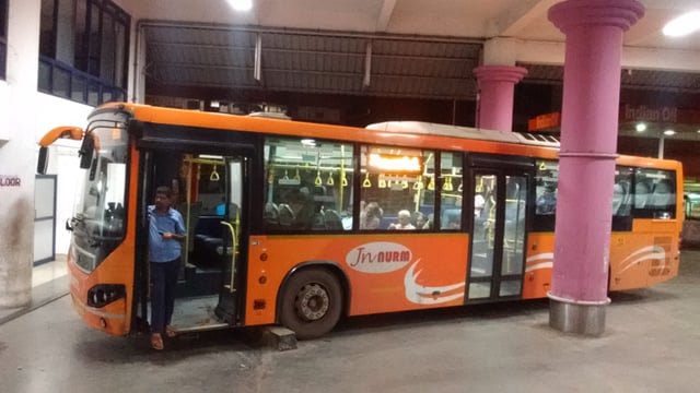 Volvo 8400 at Calicut Bus Terminal