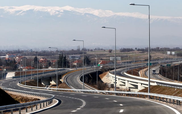 A1/A2/A4 Interchange at Miladinovci, N.Macedonia