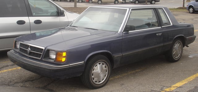 1985–1989 Dodge Aries coupe