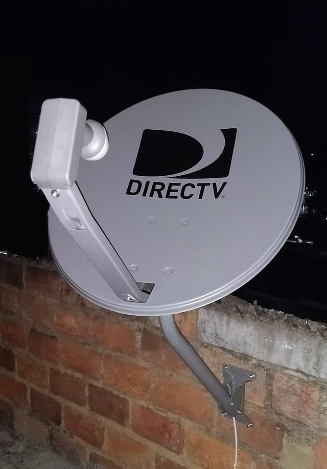 DirecTV WNC SF6 Gray HD 2-LNB "Round" satellite dish only in Latin America and Caribbean