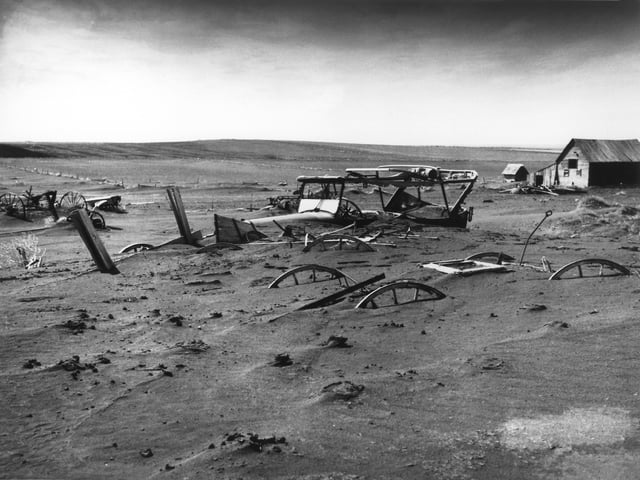 Effects of a 1936 Dust Bowl storm in nearby Gregory County, South Dakota