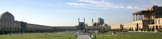 Naqshe Jahan square in Isfahan is the epitome of 16th-century Iranian architecture.