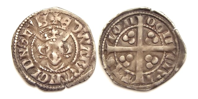 Long cross penny with portrait of Edward