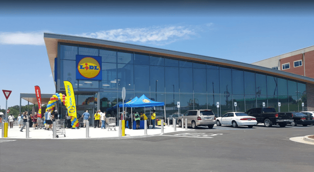 A Lidl store in Greenville,South Carolina, United States