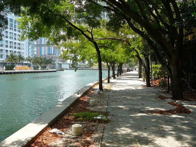 Miami River in Downtown Miami