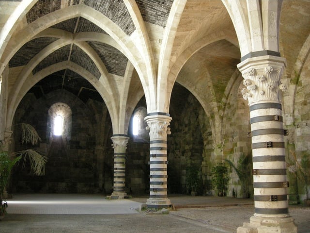 Interior of Castello Maniace