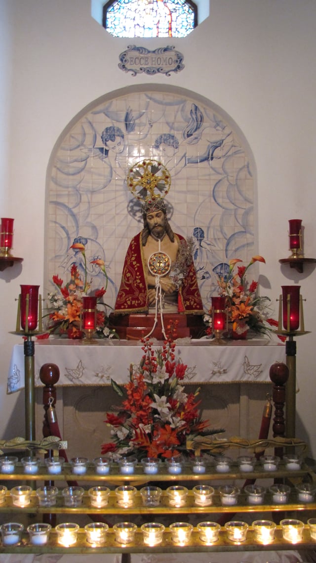 The image of the Lord Holy Christ of the Miracles, in Hamilton, venerated by Azoreans in Bermuda.