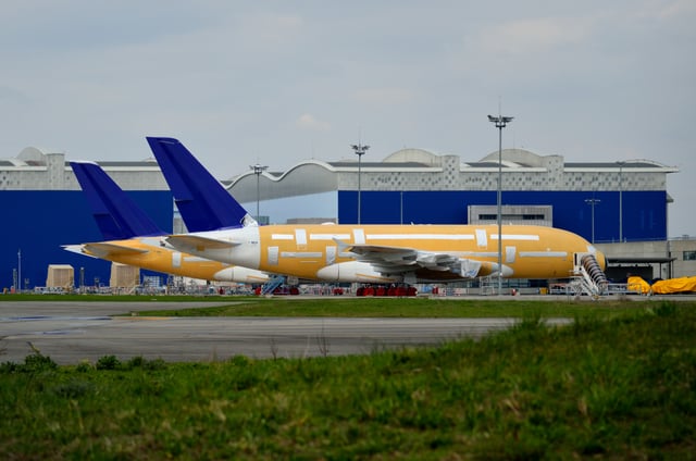 Two A380s cancelled by Skymark and stored by Airbus