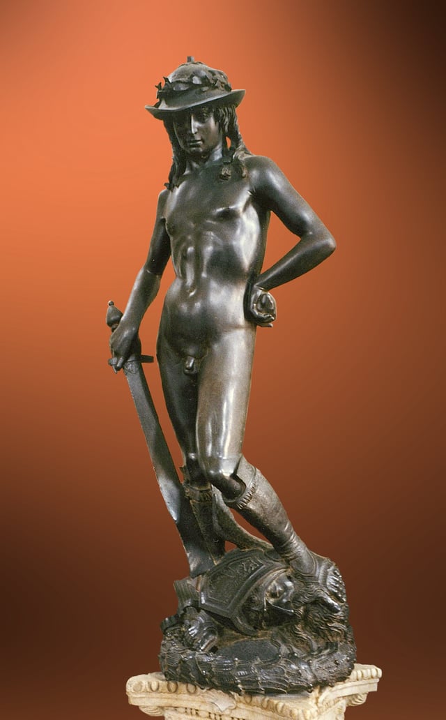 Donatello's David, a Medici commission.
