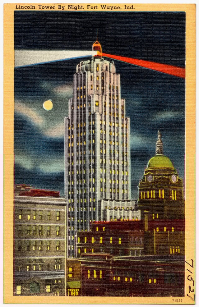The Lincoln Bank Tower was completed as Indiana's tallest building in 1930.