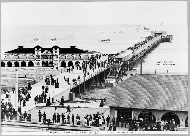 Long Beach pier, 1905