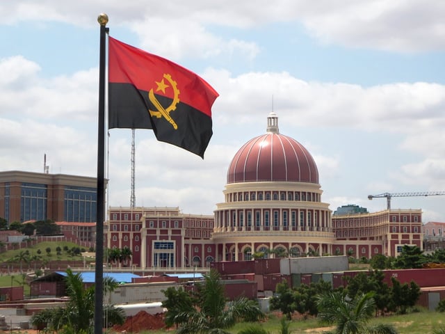 The National Assembly building in Luanda was built by a Portuguese company in 2013 at a cost of US$185 million