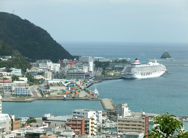 Naze port on Amami Ōshima