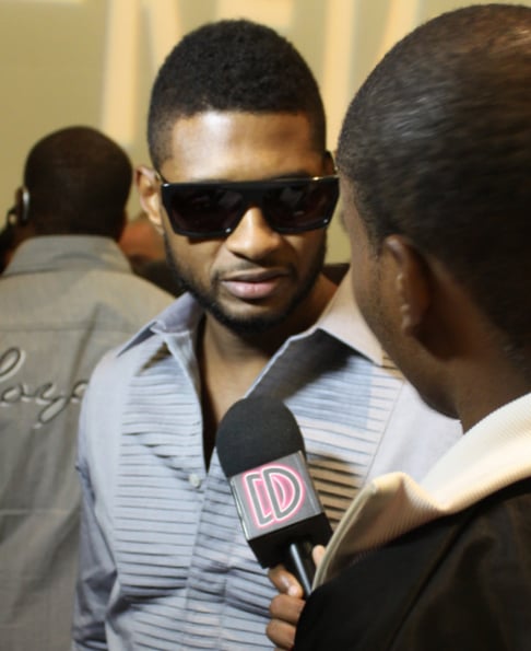 Usher at Rico Love's Division 1 launch in 2010