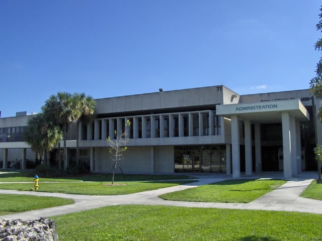 Broward College South Campus administration building