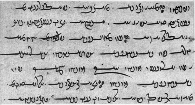 The Sasanians developed an accurate, phonetic alphabet to write down the sacred Avesta