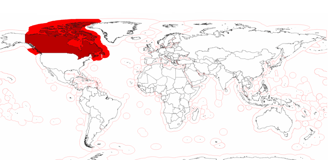 Canada's exclusive economic zone and territorial waters
