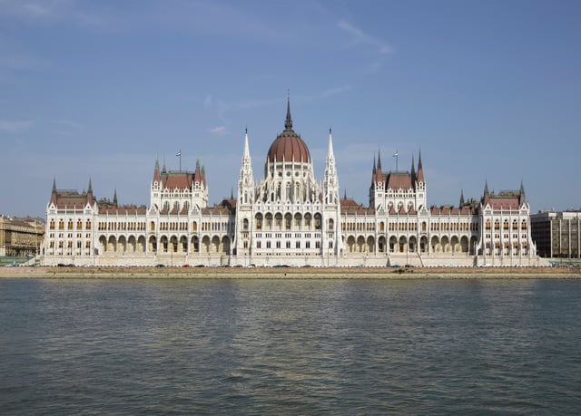 The Hungarian Parliament, completed in 1904
