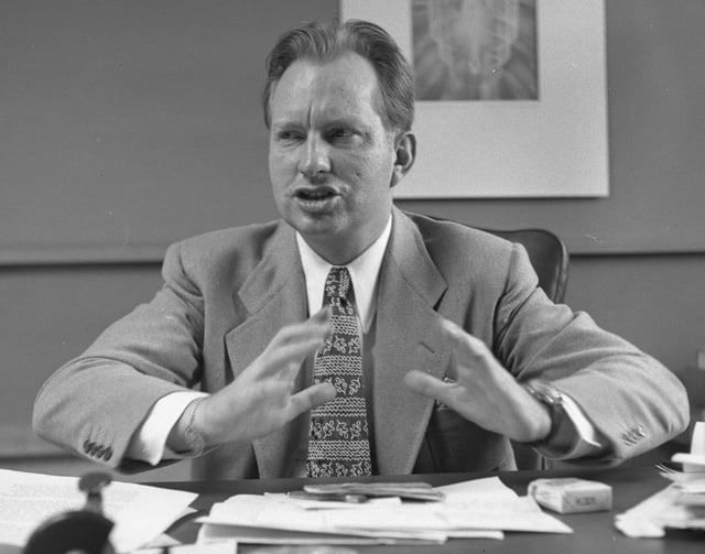 L. Ron Hubbard, founder of the Church of Scientology