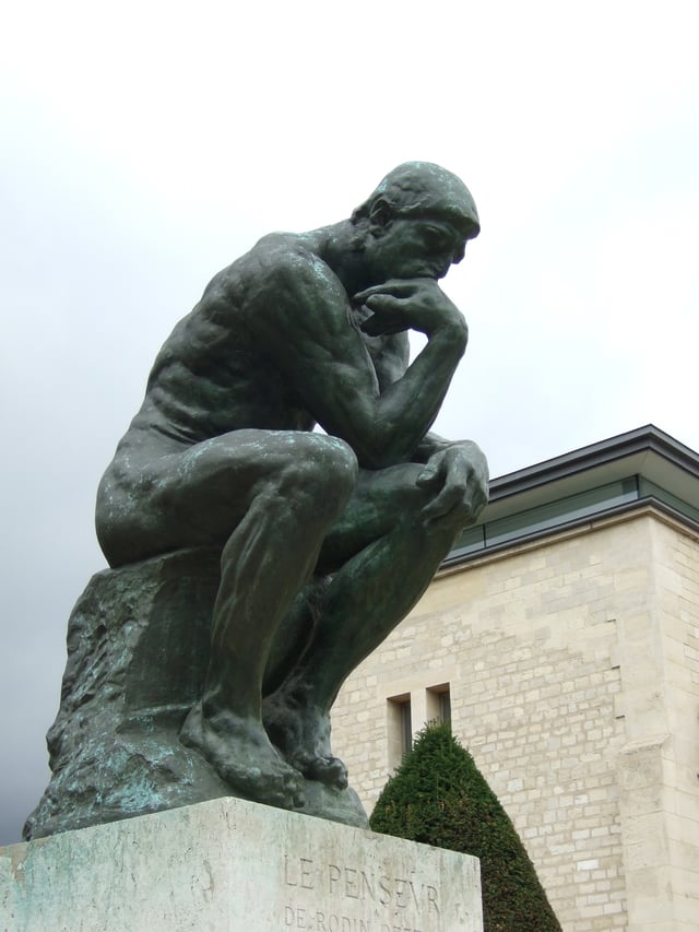 Le Penseur by Auguste Rodin (1902), Musée Rodin, Paris