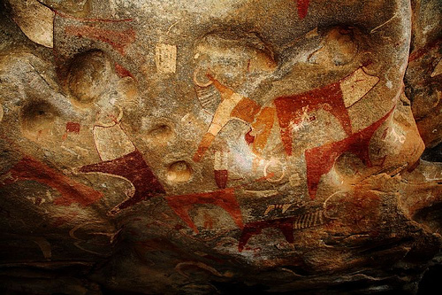 Ancient cave paintings near Hargeisa.