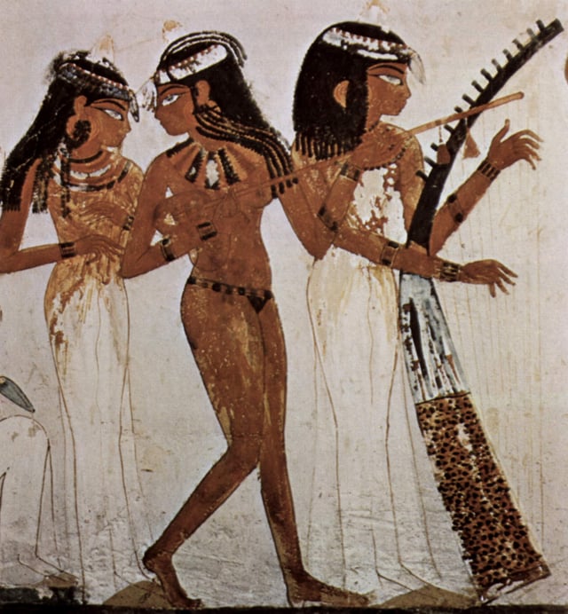 Musicians of Amun, Tomb of Nakht, 18th Dynasty, Western Thebes