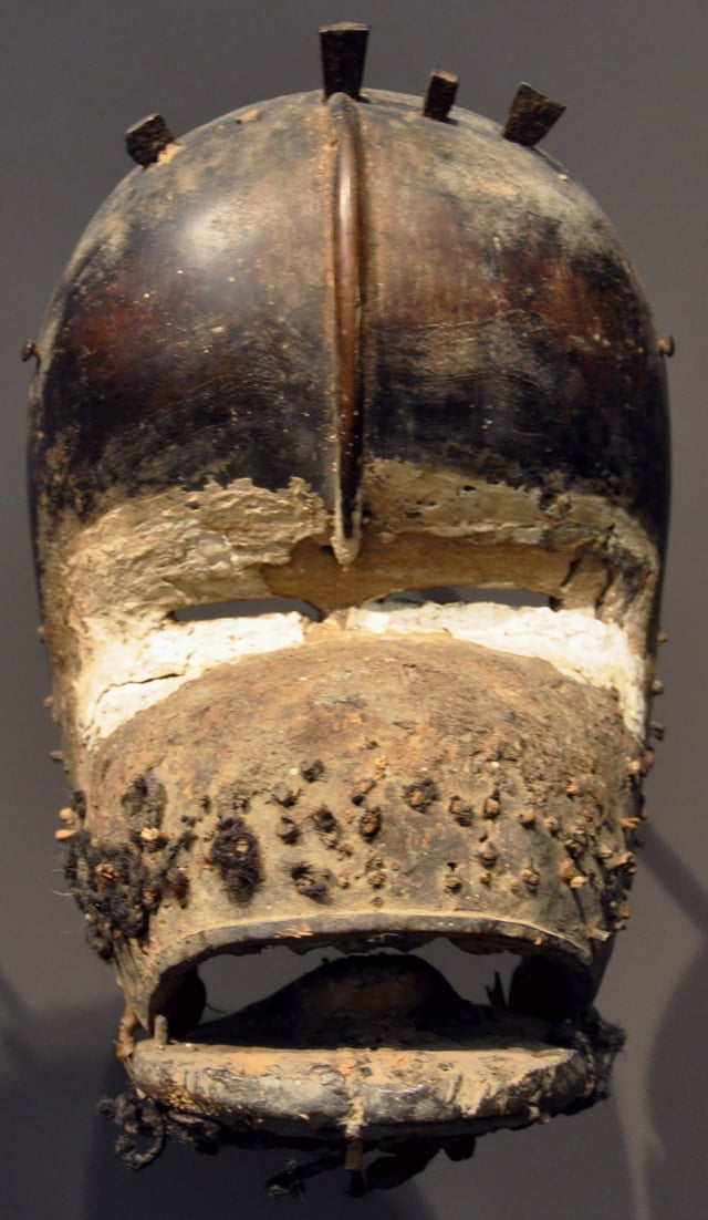 Chimpanzee mask, Gio tribe, Liberia