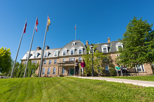 Sir Howard Douglas Hall at the University of New Brunswick is the oldest university building still in use in Canada