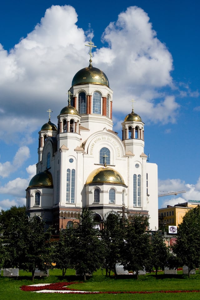 Cathedral on the Blood stands on the site of the Ipatiev House, where the Romanovs — the last royal family of Russia — were executed