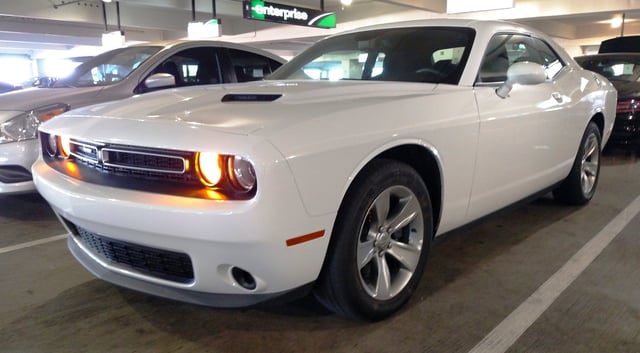 2015 Challenger SXT (note the grille's dual snorkels from the 1971 Challenger)