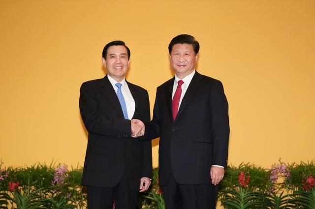 Xi Jinping met with Taiwanese president Ma Ying-jeou in November 2015 in their capacity as the leader of Mainland China and Taiwan respectively.