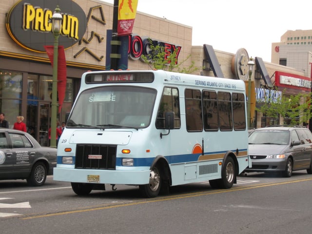 ACJA "Jitney" No. 29 on a casino shuttle run.