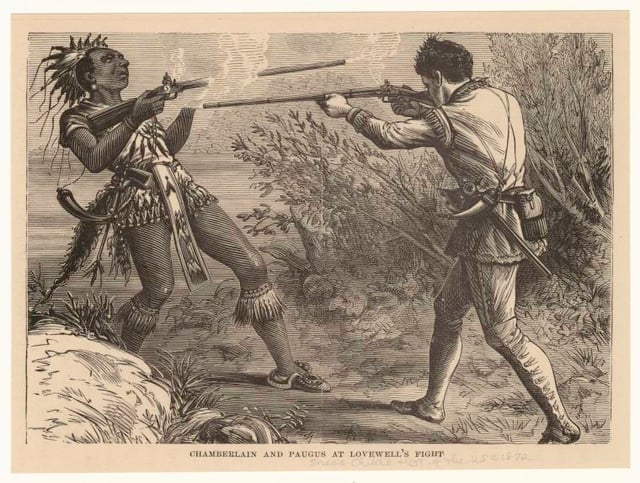 Death of Chief Paugus