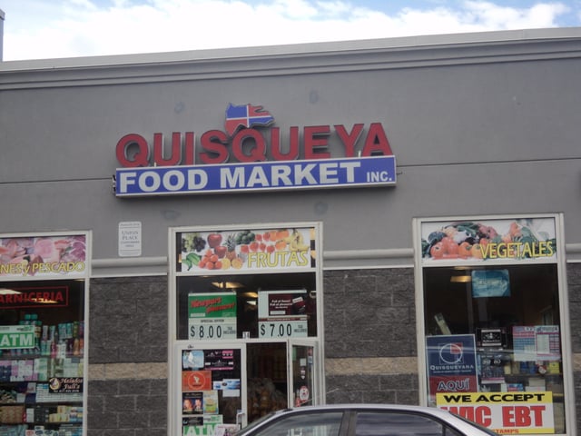 A Dominican American grocery store.