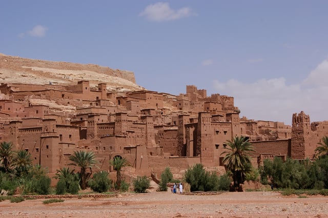 The kasbah of Aït Benhaddou in Morocco