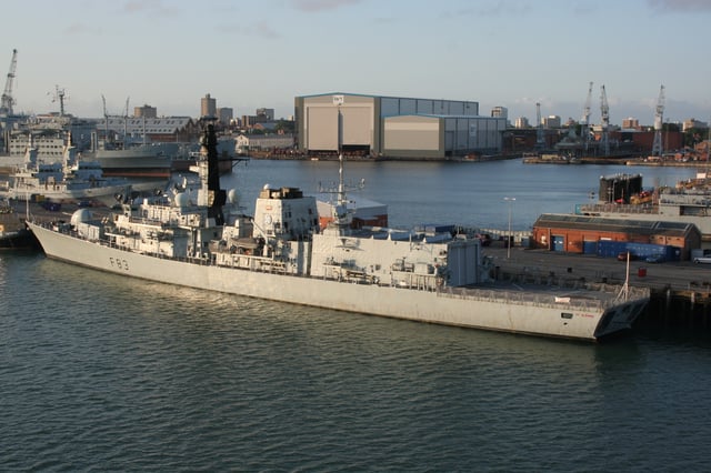 BAE Systems Maritime – Maritime Services operates ship repair and refit facilities within Portsmouth Naval Base.