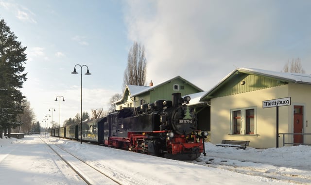 The VEB Lokomotivbau Karl Marx Babelsberg (LKM) built this steam locomotive, No.