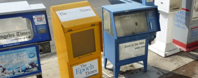 Newspaper "gone to the Web" in California