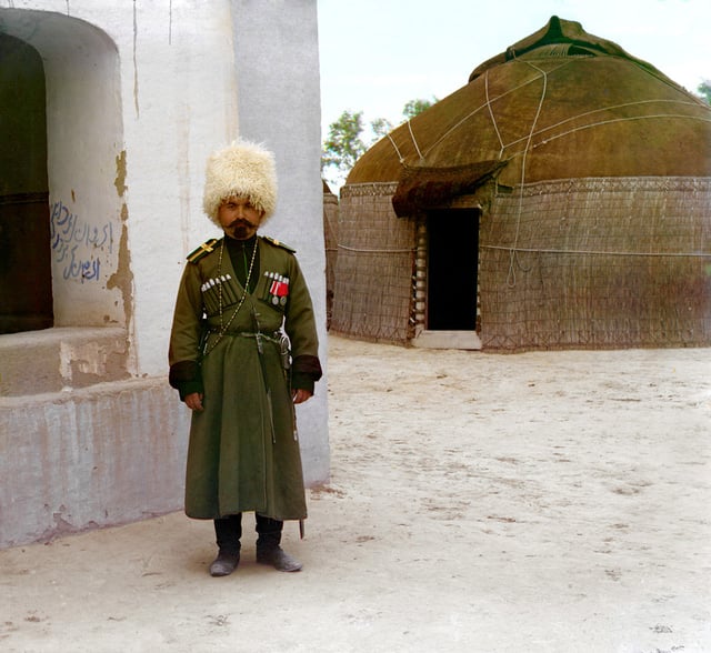 Semirechye Cossack, Semirechye (present-day Kyrgyzstan and Kazakhstan), 1911