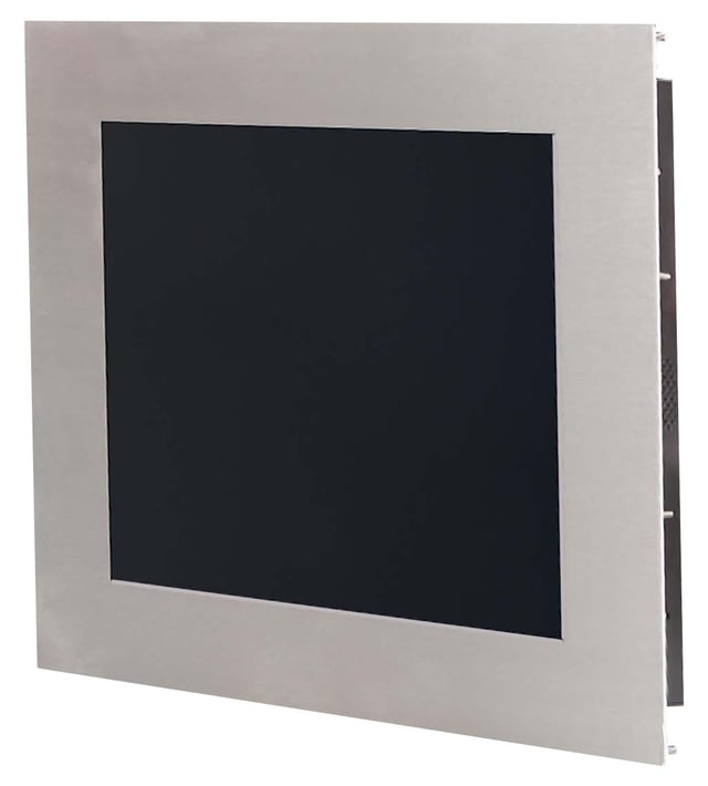 A panel mount 19-inch (48 cm), 4:3 rack mount LCD monitor