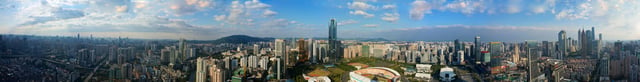 Modern Guangzhou by day