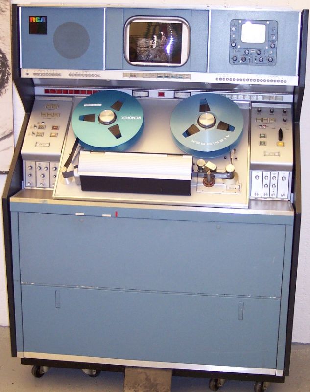 RCA Television Quad head 2" color recorder/reproducer used at broadcast studios in the late-1960s, '70s and early-'80s.