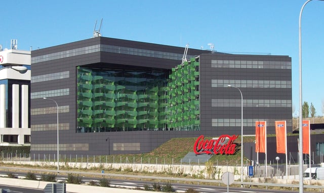Coca-Cola Company's office building in Madrid (Spain)